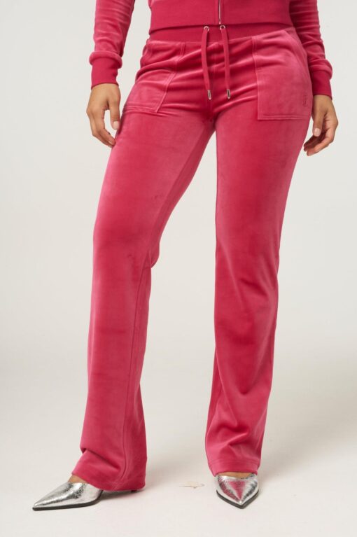 Juicy Couture Classic Velour Del Ray Pocket Pant Vivacious