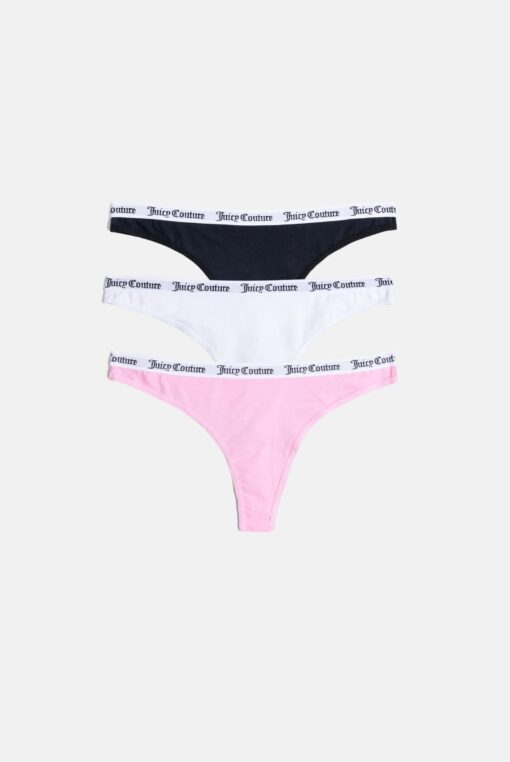 Juicy Couture Dana Cotton Thong 3-Pack