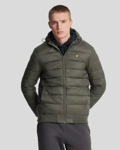 Lyle & Scott Wadded Jacket Olive