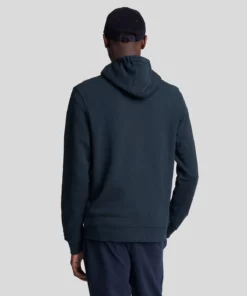 Lyle & Scott Zip Through Hoodie Dark Navy