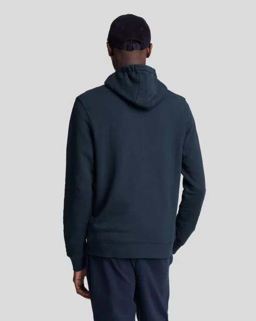Lyle & Scott Zip Through Hoodie Dark Navy