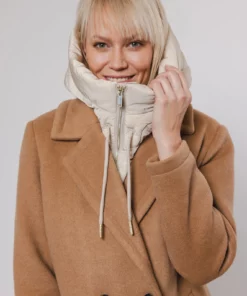 Rino & Pelle Tabita Hood Collar Birch
