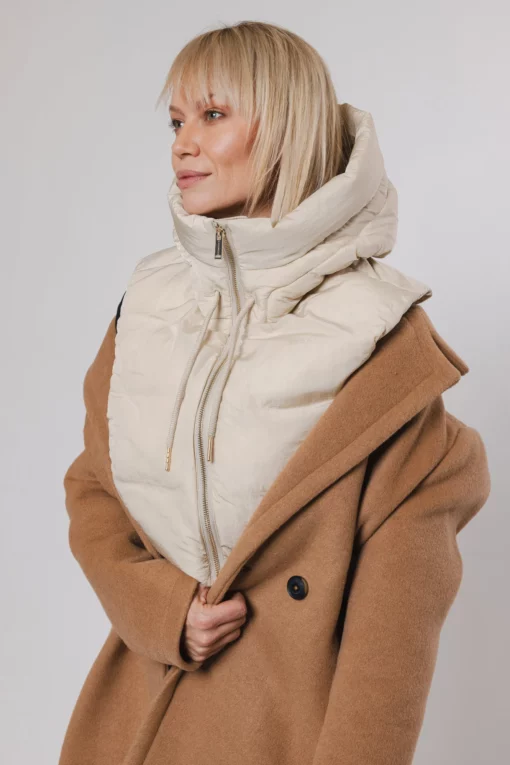 Rino & Pelle Tabita Hood Collar Birch