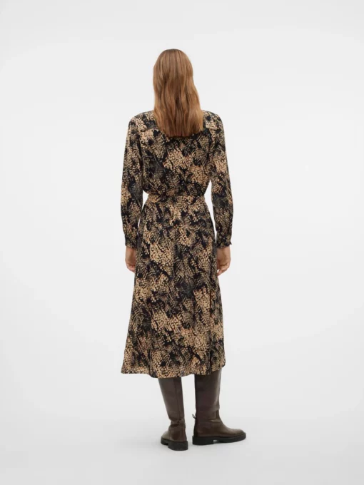 Vero Moda Ofreya 7/8 Shirt Dress Brown