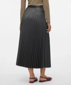 Vero Moda Bella Holly Coated Skirt Asphalt