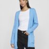 Vila Ril Open Cardigan Blissful Blue