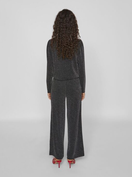 Vila Eleina Wide Pants Black Beauty