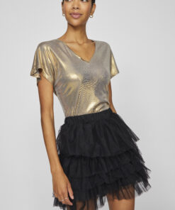 Vila Galan T-shirt Gold