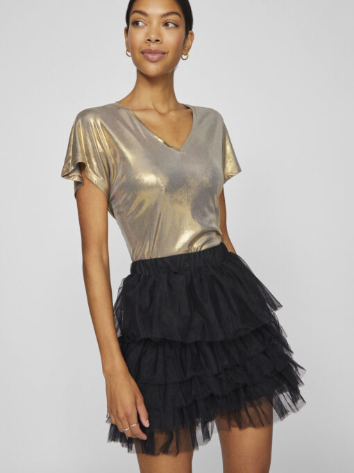 Vila Galan T-shirt Gold