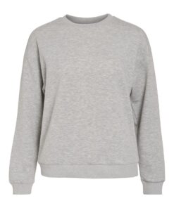Vila Sandy Sweatshirt Light Grey Melange