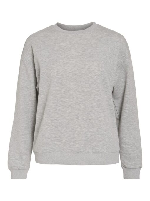 Vila Sandy Sweatshirt Light Grey Melange