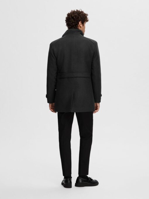 Selected Homme New Reuben Coat Black