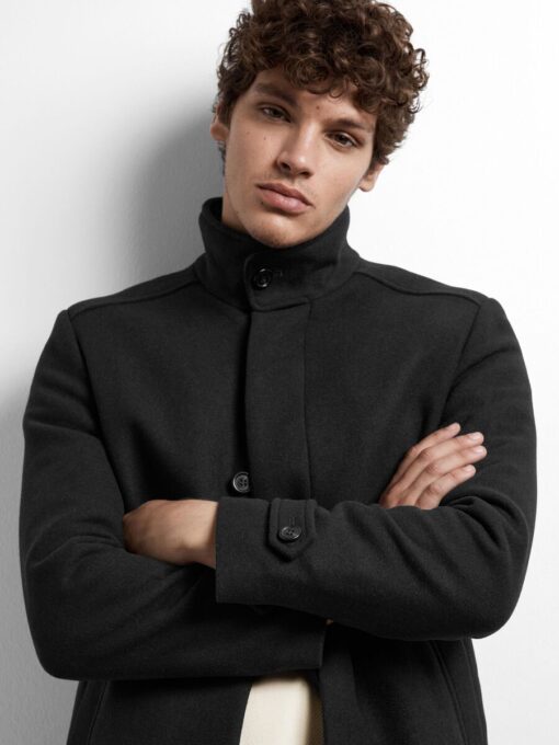 Selected Homme New Reuben Coat Black