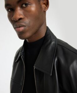 Selected Homme Tray Merino Mock Neck Knit Black