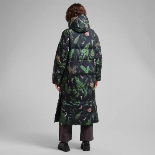 Dedicated Long Puffer Jacket Karmas Secret Garden Multi Color
