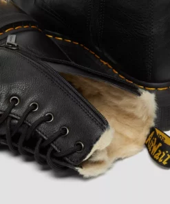 Dr. Martens Jadon Faux Fur Lined Leather Platform Boots