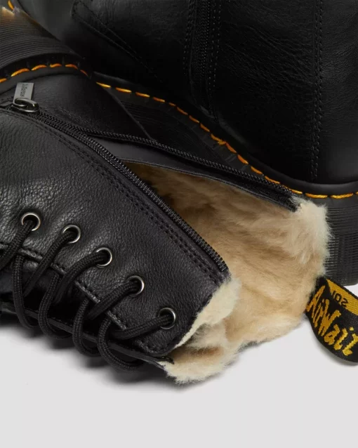 Dr. Martens Jadon Faux Fur Lined Leather Platform Boots