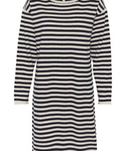 Part Two Merima Dress French Oak/Dark Navy