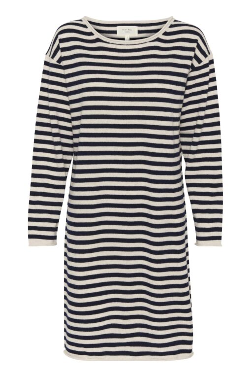 Part Two Merima Dress French Oak/Dark Navy