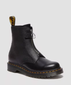 Dr. Martens 1460 Pascal Front Zip Boots Black
