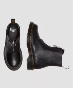 Dr. Martens 1460 Pascal Front Zip Boots Black