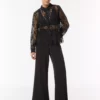 Comma, Lace Blouse Black