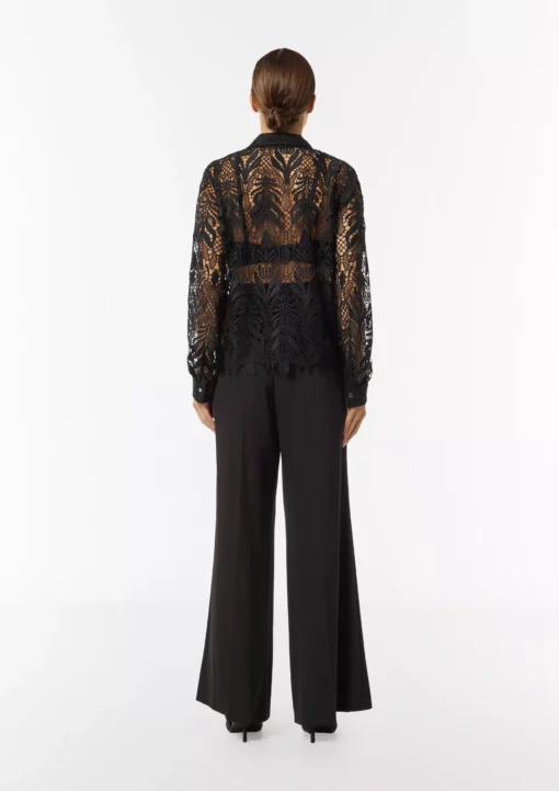 Comma, Lace Blouse Black