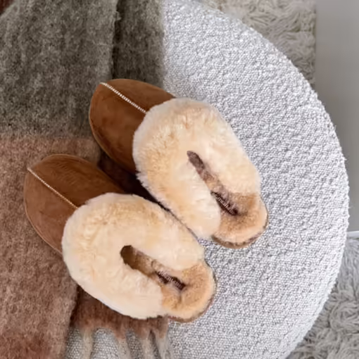 Shepherd Jessica Slippers Chestnut