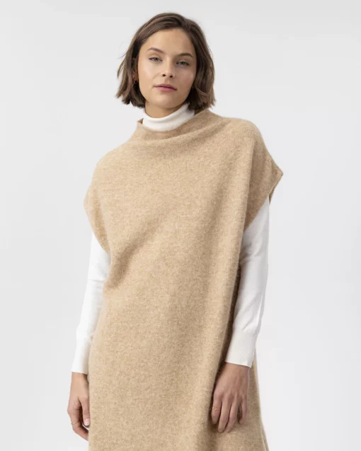Holebrook Matilda Long Vest Caramel