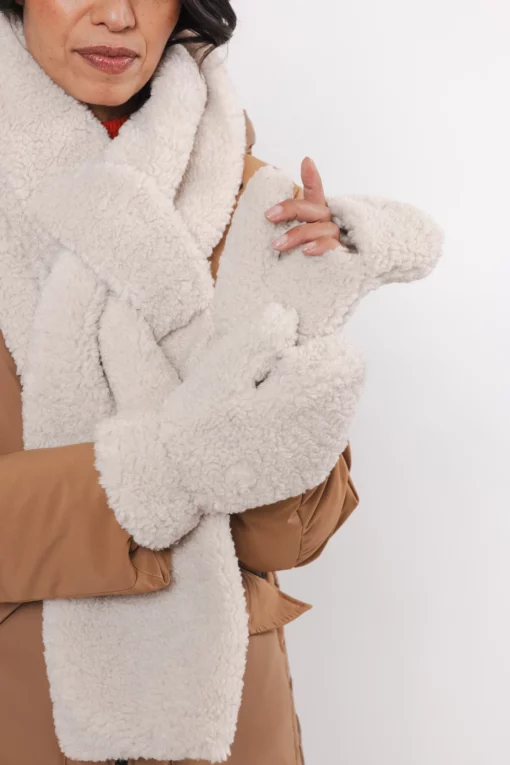 Rino & Pelle Aleida Teddy Gloves Birch