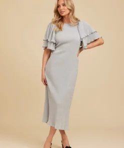 Dry Lake Adorable Dress Silver