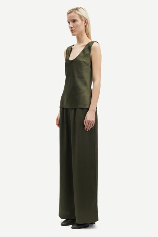 Samsøe Samsøe Sahelena Trousers Forest Night