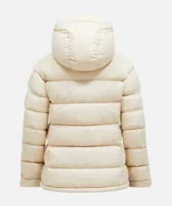 Peak Performance Frost Down Hood Jacket Women Sand Fog