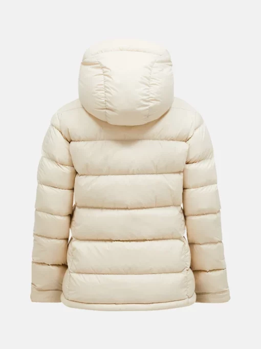 Peak Performance Frost Down Hood Jacket Women Sand Fog