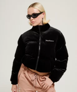 Juicy Couture Margo Puffer Jacket Black