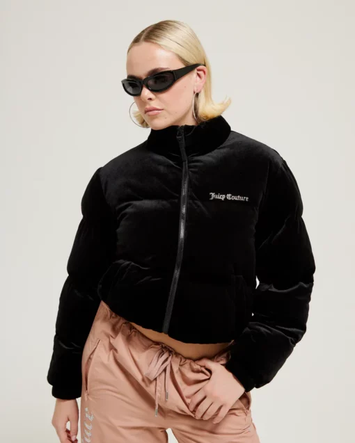 Juicy Couture Margo Puffer Jacket Black