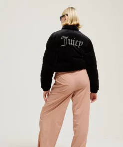Juicy Couture Margo Puffer Jacket Black