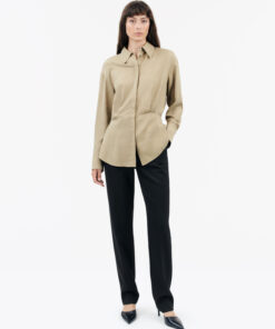 Tiger of Sweden Evira Shirt Dark Beige