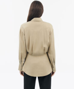Tiger of Sweden Evira Shirt Dark Beige
