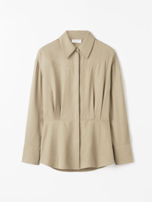 Tiger of Sweden Evira Shirt Dark Beige