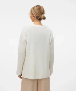 Vero Moda Palma Long Pullover White