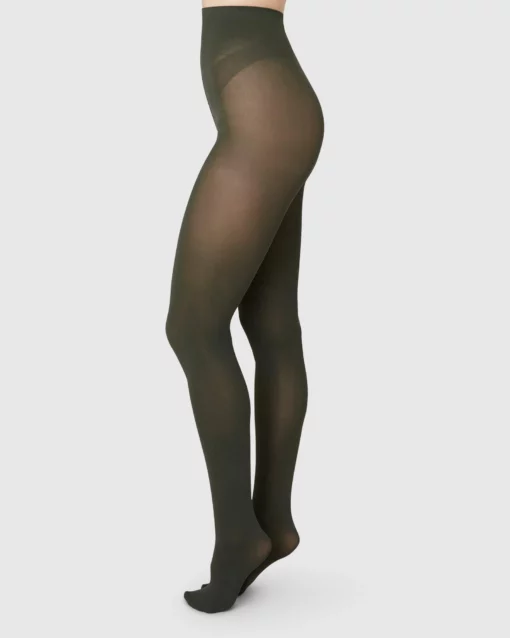 Swedish Stockings Olivia Premium Tights Deep Green