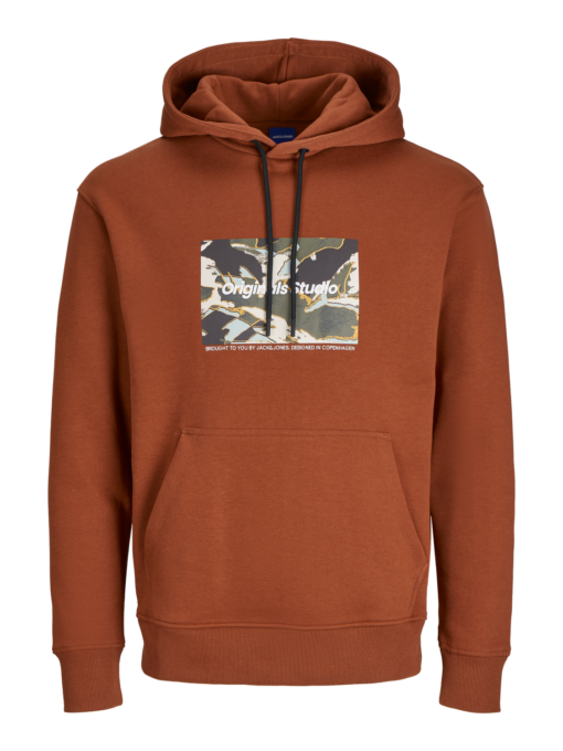 Jack & Jones Vesterbro Newton Hoodie Brandy Brown