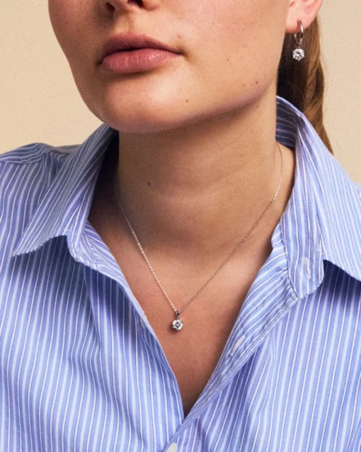 Edblad Crown Necklace L Steel