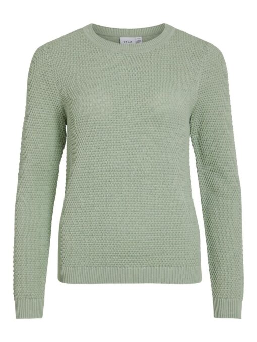 Vila Dalo O-neck Knit Silt Green