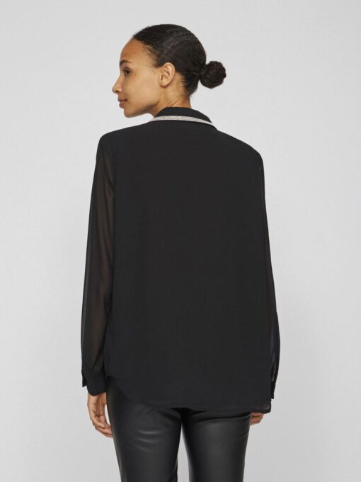 Vila Anlis L/S Shirt Black Beauty