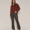 Mos Mosh Ashley Coated Pant Black