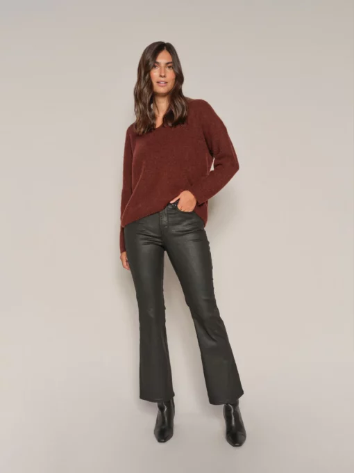 Mos Mosh Ashley Coated Pant Black