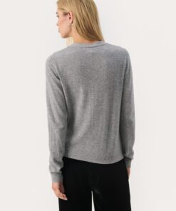 Part Two Esmi Cardigan Grey Melange