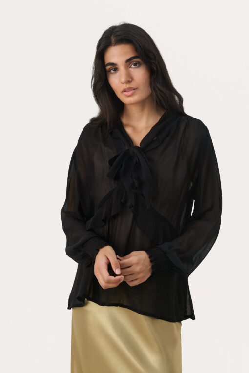 Part Two Monika Blouse Black